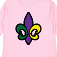 thumbnail image 4 of Inktastic Fleur De Lis Mardi Gras Holiday Boys or Girls Long Sleeve Toddler T-Shirt, 4 of 5