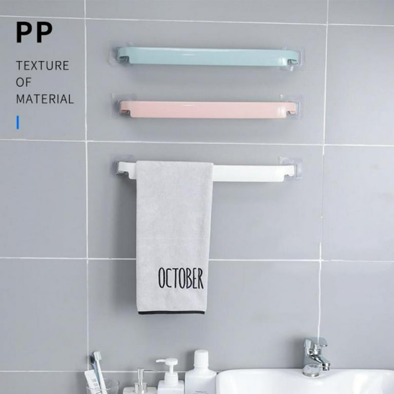 Hand Towel Holder Hand Towel Ring Self Adhesive Bathroom Kitchen Towel Bar  Stick on Wall SUS