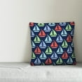 thumbnail image 2 of Creative Products Nautical Sailboat Print 16x16 Spun Poly Pillow, 2 of 2