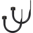 thumbnail image 1 of Shiyou-retenues de Rideaux, Attaches Décoratives pour Rideaux Muraux Noirs Petits avec Embouts Ronds (1 Paire/2 Pack), 1 of 4