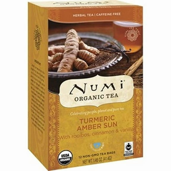 Organic Turmeric Golden Tonic Amber Sun Herbal Tea