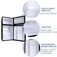 Northair 3.2 Cu ft Compact Mini Refrigerator Separate Freezer, Small