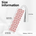 thumbnail image 3 of Kdxio Amanita Red Mushroom Print Metal Tassel Bookmarks,Perfect Gift for Art Lovers and Bookworms Metal Bookmarks for Women, 3 of 8