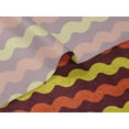thumbnail image 5 of oneOone Velvet Maroon Fabric Stripes Sewing Material Print Fabric By The Yard 58 Inch Wide-R1T, 5 of 5