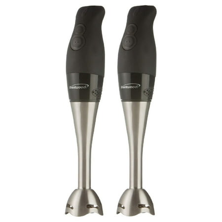 

Brentwood Hand Blender 2 Speed 200 W Silver Black 2 Pack