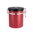 thumbnail image 1 of Yuarrent Contenedor sellado de granos de café de acero inoxidable con caja de almacenamiento de alimentos con válvula de escape Juegos de servir café y té Numero 3 Yuarrent HA024905-03, 1 of 5