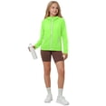 thumbnail image 6 of Girls Boys Lightweight UPF 50+ Sun Hoodie Shirts Long Sleeve UV Protection Zip Sunscreen Clothes with Zipper Pockets Green 9-10Years, 6 of 9