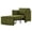 Green, variant on Sailvan 31.5" Convertible Pull Out Sofa Bed, Adjustable Chenille Sleeper Chair with Storage Blue