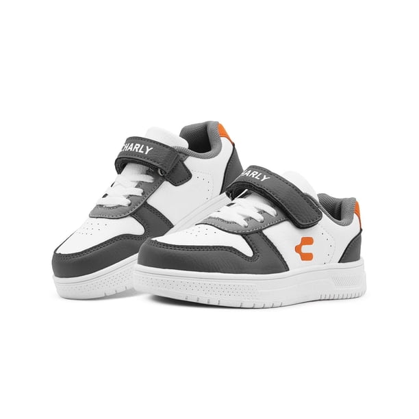 Charly Tenis Niño Blanco Velcro Anitderrapante Casuales blanco 20.5