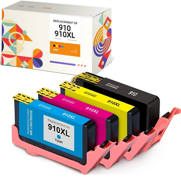 4PK Ink Cartridges for HP 910 910XL Officejet 8010 8015 8018 8022