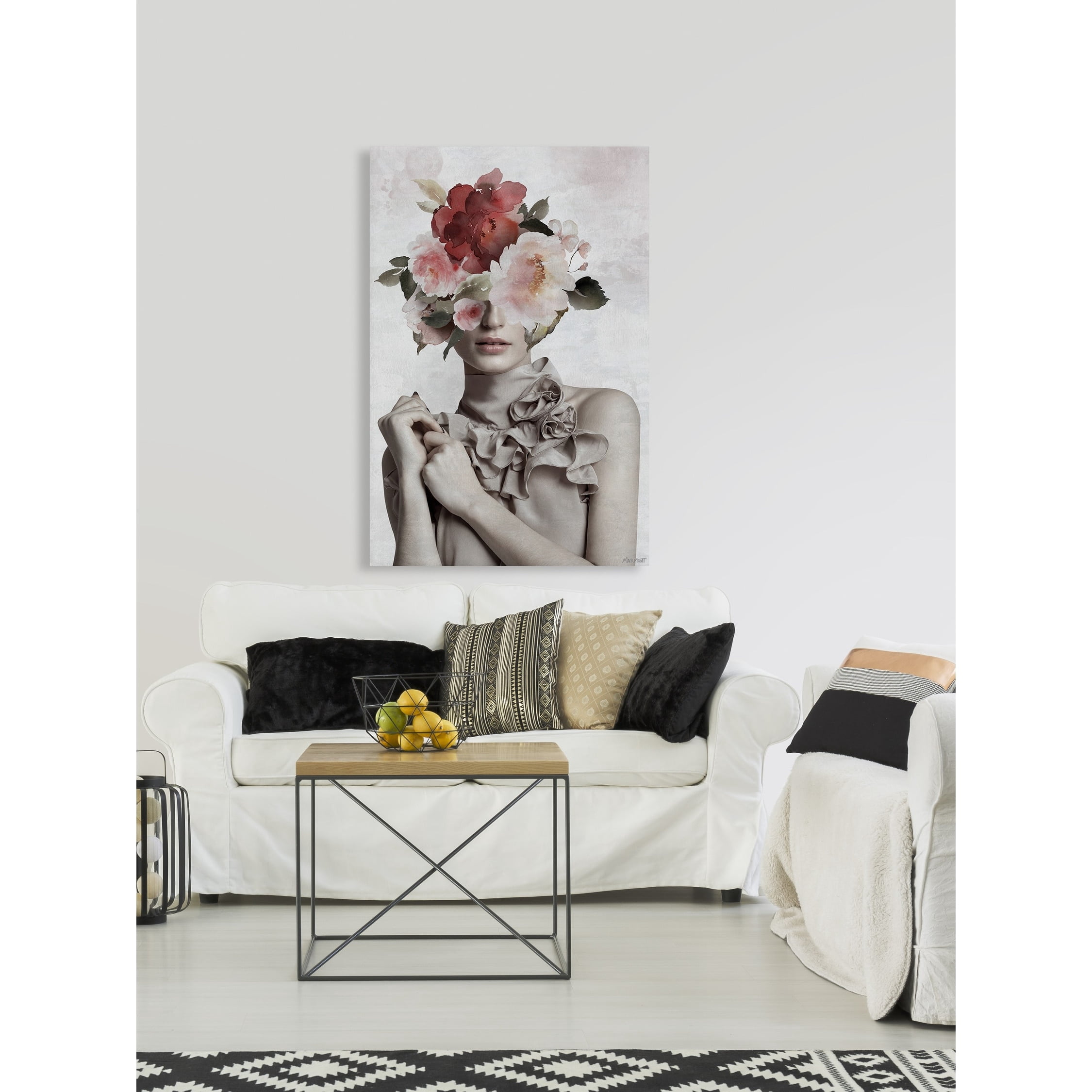 Keep It Sassy 24 in x 36 in Painting Canvas Art Print, by Marmont Hill