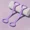 purple 1pcs, variant on 1pc ProFlex 8-Shaped Silicone Yoga Resistance Band - Universal Elastic Fitness Stretching Rope for Back, Waist, Arm Exercise