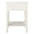 thumbnail image 7 of SAFAVIEH Allura Solid Rustic 1 Drawer Accent Table, Distressed White, 7 of 7
