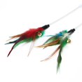 thumbnail image 4 of Cat Teaser Wand Sucker Bell Fake Feather Cat Teaser Toy Pet Sound Toy for Pets, 4 of 10