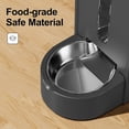 thumbnail image 4 of Nomipaw Cat Dog Feeder and Waterer - Automatic Gravity Feeding - Two-in-One - 1.6 Gallon Each Feeder - Dark Gray, 4 of 9