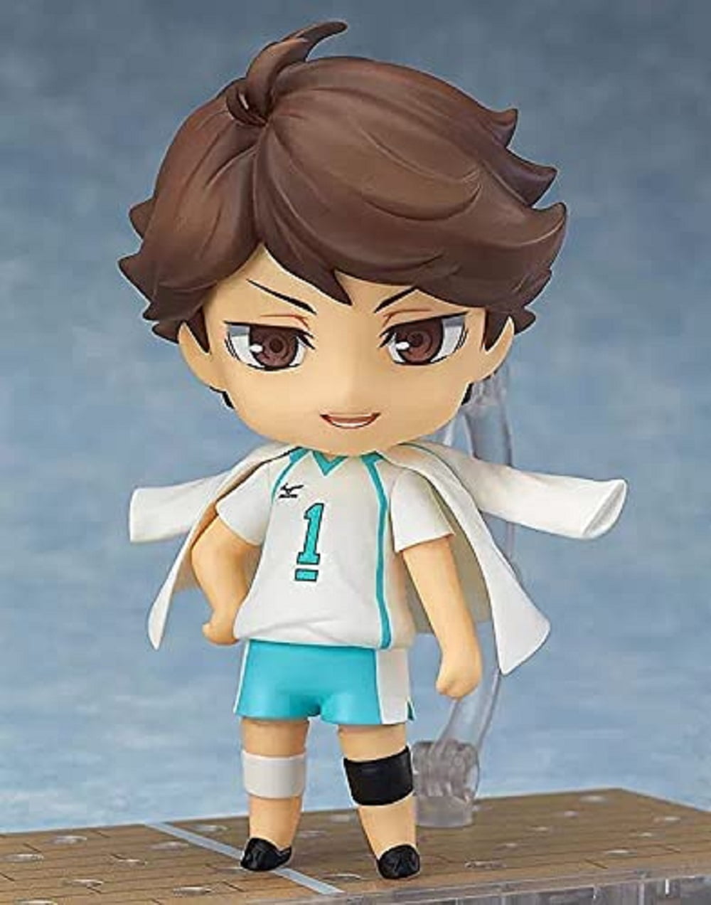 Dupurit Haikyu!! Chibi Anime Figures Oikawa Tooru Q Version Figurines with Body Accessories Ornaments Decora Craft Collectible