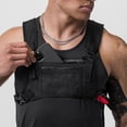 thumbnail image 4 of Sports Chest Bag for Men & Women, Lightweight Running Vest Bag with Phone Holder, Water-Repellent Wear-Resistant, for Workouts, Skiing, Cycling, Hiking, 4 of 7
