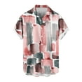 thumbnail image 4 of UVEASISHA Men's Vacation Shirts Big and Tall,Mens Printed Dress Shirt Short Sleeve Button Down Shirts Casual Summer Hawaiian Tropical Shirts 2025 Sales Today Clearance, 4 of 5
