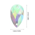 thumbnail image 4 of Miangastore 50pcs 17x28mm Teardrop Shape Sew or Glue on Resin Crystals Flat Back Rhinestone for Costume, 4 of 8
