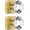 Satin Brass, variant on Glass Crystal Passage Door Knobs Interior, Gold Satin Brass Modern Diamond Door Knobs for Hall Closet