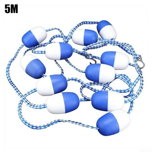 5M Swimming Pool Safety Separation Rope Float Rope Lane Line Swimming 7cm Balls