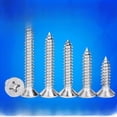thumbnail image 1 of Tornillo de acero inoxidable con cabeza avellanada, tornillo autorroscante de cabeza plana en cruz, tornillo autorroscante de cabeza avellanada m3/m4, 1 of 2