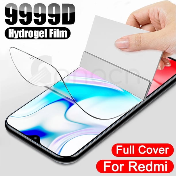 Película de hidrogel 9999D para Xiaomi Redmi 9 9A 9C 9i 9T 9AT 8 8A 7 7A Protector de pantalla Redmi Note 9 8 7 Pro 8T 9T 9S película protectora Tan Jianjun unisex