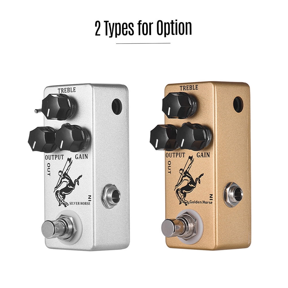 MOSKYAudio Golden Horse Guitar Overdrive Effect Pedal Full Metal Shell True Bypass