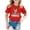 Red, variant on LRen Girls Easter Shirt Size 8 Cartoon Rabbit Short Sleeve T Shirts Cute Easter Day Vacation Tops Clothes for Children