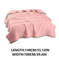 thumbnail image 3 of Summer Cool Quilt 100 cm x 150 cm Water Washed Conditioning Lightweight Breathable Machine Washable Solid Color Quilt Core, 3 of 3