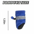 thumbnail image 2 of LAMIRO Pet Shoes 4 Pcs Waterproof Anti Dog Boots All Seasons Pet Booties for Small to Medium Dogs Size XS (Blue), 2 of 7