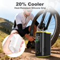 thumbnail image 4 of Bomba eléctrica para bicicleta WEOLULI Mini 130 PSI con manómetro digital, 4 of 7