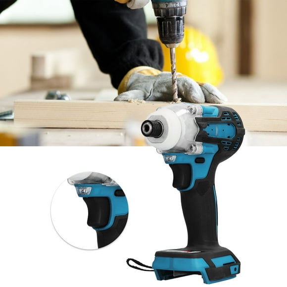 Lithium Impact Driver, High Torsion High-Power 4-Speed Cordless Rechargeable 18V Hand Drill for Mechanical Maintenance for Construction Sites for Car Repairs