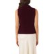 thumbnail image 3 of CHALECO DE MUJER INSPIRADOR CHIC, SEDA VELVET SIN MANGAS, CON SOLAPA Y ESCOTE EN V, CHAQUETA ELEGANTE, TALLA M, BURDEOS, 3 of 5