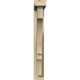 thumbnail image 2 of Ekena Millwork 4"W x 18"D x 30"H Balboa Block Rough Sawn Bracket w/ Offset Brace, Douglas Fir, 2 of 25