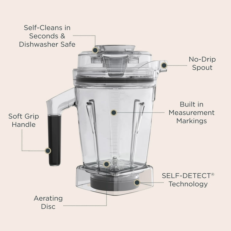 Vitamix Aer Disc Blender Container Attachment, Clear - Walmart.com