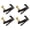 TYPE 2, variant on 4 Pack Universally Violin Tuner Easy Installation Metal Texture Suitable for Quick Tuning on 3/4 4/4 1/4 Violins
