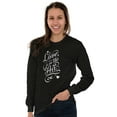 thumbnail image 5 of Valentines Day Romance Love In Air Women's Long Sleeve T Shirt Brisco Brands S, 5 of 5