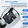 thumbnail image 2 of GREENCYCLE 6PK Compatible for Dymo Rhino 1805436 3/4" x 18ft White on Black Permanent IND Vinyl Label Tape, 2 of 5