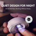 thumbnail image 4 of Electric Nail Clippers, 2 Speeds Baby Nail File Electric with Led Light, Rechargeable Baby Nail Trimmer for Kids, Adults and Elderly, 4 of 5