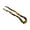 Orange, variant on U Shaped Hair Pin Fork Sticks with 2 Prongs French Style Vintage Acetate Tortoise Shell Hairpins Updo Chignon Pin for Women Girls Long Thick Hairstyle Accessories