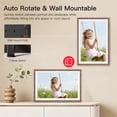 thumbnail image 5 of 10.1inch Digital Picture Frame, NUSICAN WiFi Frameo Digital Frame for Photos & Videos 1280 x 800 HD Touch Screen 32GB Memory, Auto Rotate Wall Mountable, Slideshow, Perfect Holiday Present Choice, 5 of 10