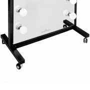 Impressions Vanity Hollywood Premiere Full Length Lighted Vanity Mirror with Dimmer Switch (Black)