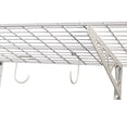 thumbnail image 7 of SafeRacks 24 x 48 Inch Garage Wall Shelf Two-Pack with Bike Tire Hooks, White, 7 of 7