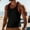 40#Black, variant on JXMVOJ Men's Summer Breathable Cotton Polyester Sleeveless Tank Tops for Gym, Running, Outdoor Workouts with Muscle Enhancement Design