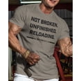 thumbnail image 2 of Gymish Not Broken Men’s Workout T-Shirt – Funny Gym Shirt, Lifting Tee, Deadlift Fitness & Bodybuilding Top, 2 of 6