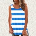 thumbnail image 2 of LYXSSBYX Tank Tops for Women Clearance Women's Fashion Solid Round-Neck Loose Sleeveless T-shirt Pullover Tops, 2 of 5