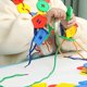 thumbnail image 3 of 70 Pcs Toy - Geometric Shaped Large Beads for Kids Crafts, Preschool Activities and Daycare Toys - Autism Learning Materials and Fine Motor Skills To, 3 of 4