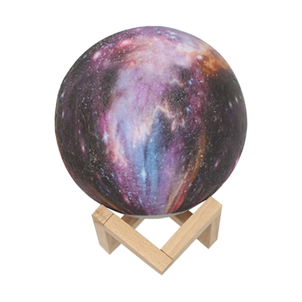 Naiovety Impresión 3D Lámpara de luna Moon Light Kids Night Light 16 Cambio de y control remoto Light como regalos Decoración del hogar 16 Farben 12CM Naiovety HA005745-01B