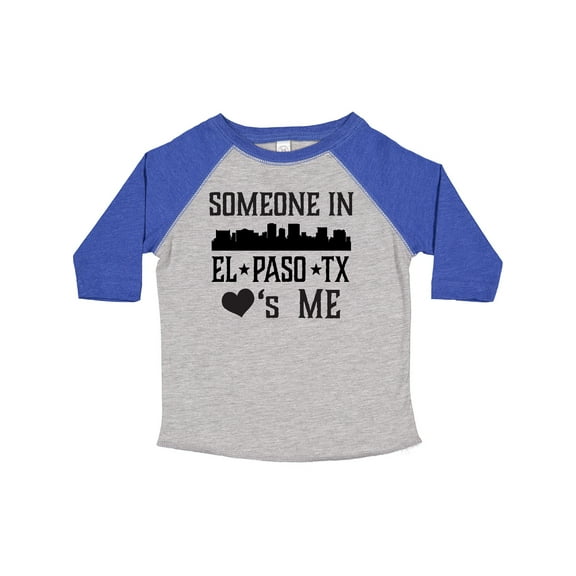 Inktastic El Paso Texas Someone Loves Me Skyline Boys or Girls Toddler T-Shirt